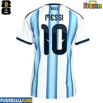 Argentinien Lionel Messi #10 Heimtrikot Frauen EM 2024 Kurzarm